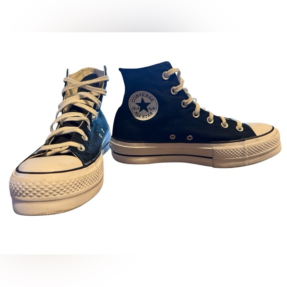 Converse Chuck Taylor Black High-Top Sneakers for Women - Picture 7 of 10
